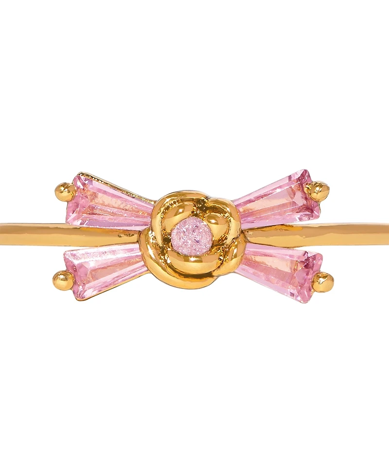 Girls Crew Crystal Rosette Ribbon Ring