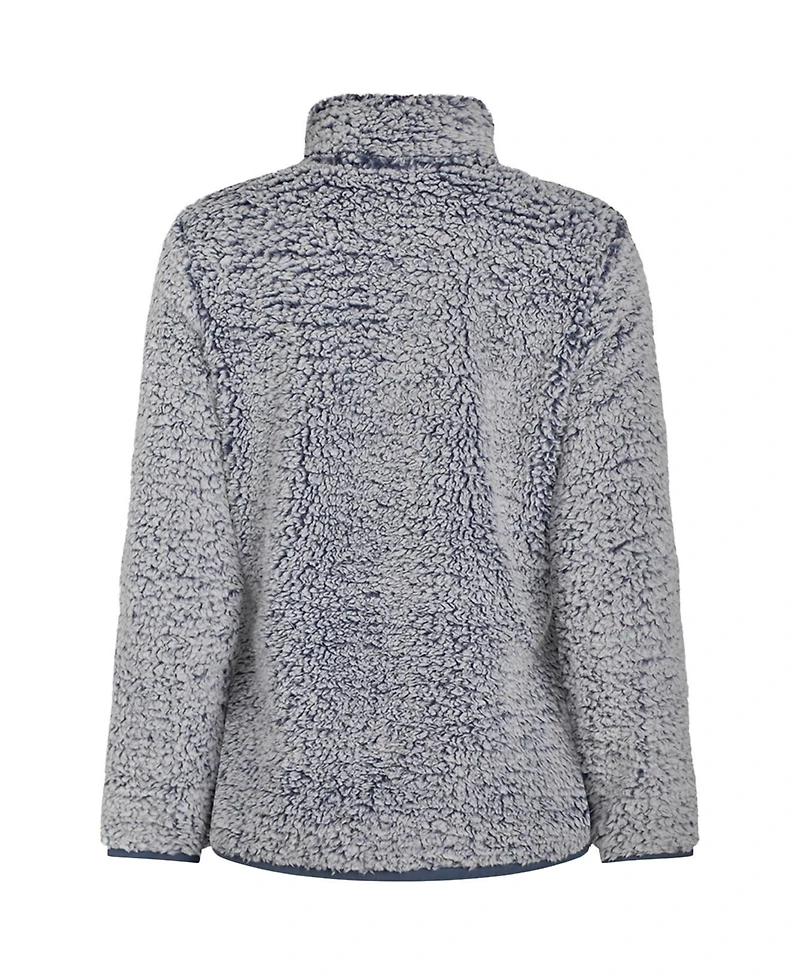 Weird Fish Women's Madi Cozy Quarter Zip Mock Neck Fleece Sweatshirt