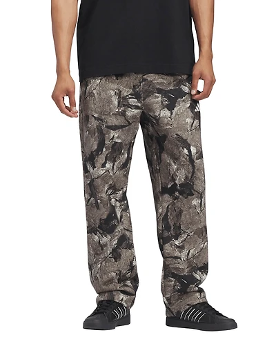adidas Men's Rock Camo Fleece Open Hem Pants