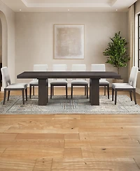 7-Piece Summit Square Dining Set (1 Tabel & 6 Side Chairs), Macy's Exclusive
