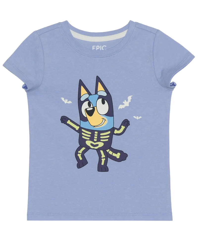 Epic Threads Girls' 12M-5T Bluey Skeleton T-Shirt