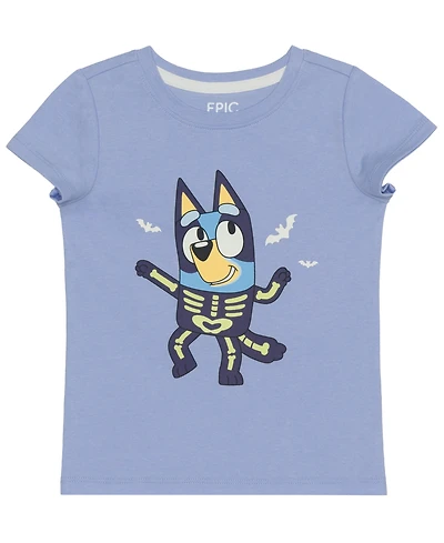 Epic Threads Girls' 12M-5T Bluey Skeleton T-Shirt