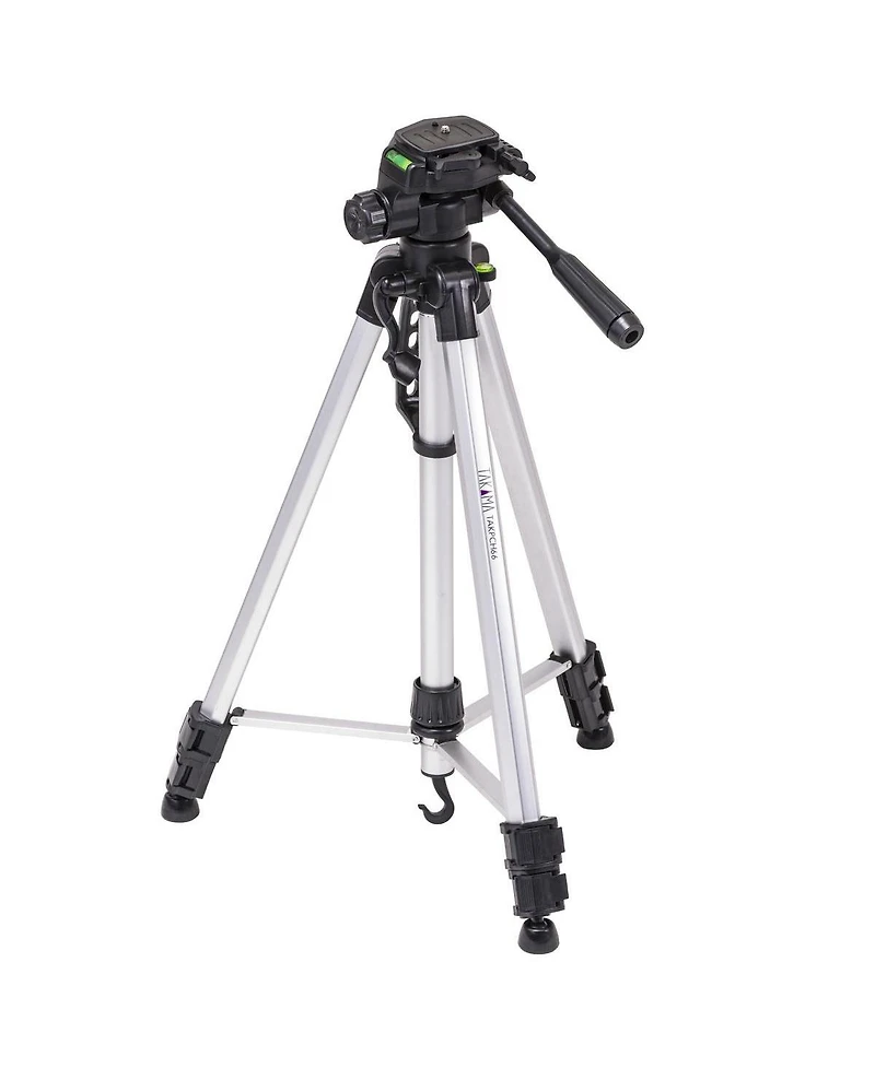 Sigma 15mm f1.4 Dc Contemporary Lens for Canon Rf, Bundle with 3-Section Aluminum Tripod with 3-Way Head and Cleaning Kit