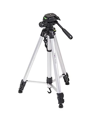 Sigma 15mm f1.4 Dc Contemporary Lens for Canon Rf, Bundle with 3-Section Aluminum Tripod with 3-Way Head and Cleaning Kit