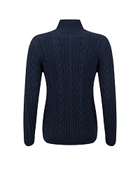 Weird Fish Women's Lunenne Full Zip Cable Knit Cardigan