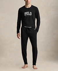 Polo Ralph Lauren Men's Crewneck Long-Sleeve Stretch Pajama T-Shirt, Created for Macy's