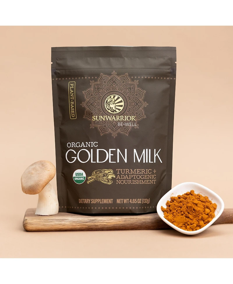 Sunwarrior Be Well Golden Milk Powder, 132 Gram