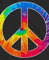 Design By Humans Men's Tie Dye Peace Sleeveless Tank Top