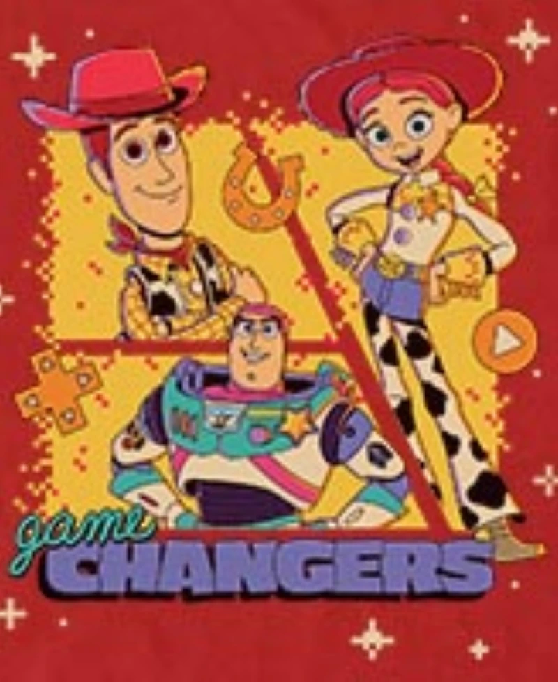 Fifth Sun Men's Disney Pixar Toy Story Woody and Jessie Carnival Game Changers Graphic T-Shirt
