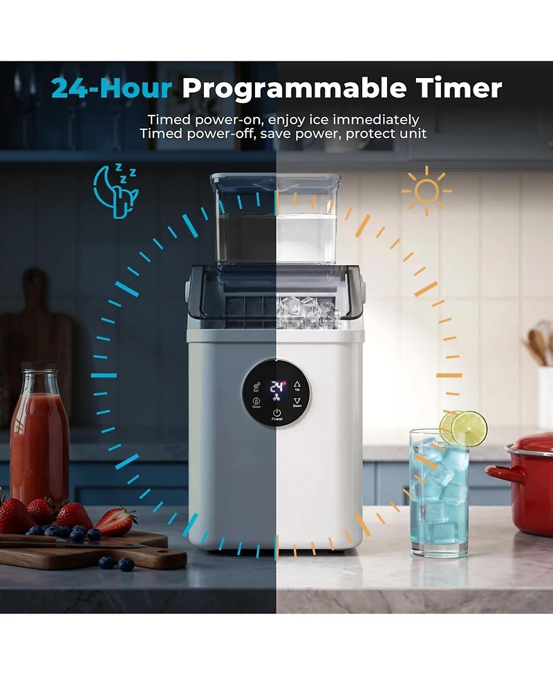 Cowsar Countertop Ice Maker 12 Cubes in 13 Minutes 26 Lbs Per Day