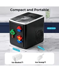 Cowsar Countertop Ice Maker 27 Lbs Per Day Self Cleaning