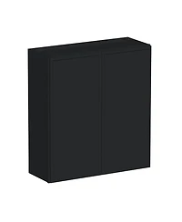 Boyel Living 33"x36" Standard Wall Cabinet 2 Door Shelves, Ready to Assemble Kitchen with Solid Wood Frame, Soft-Close Slides and Hinge