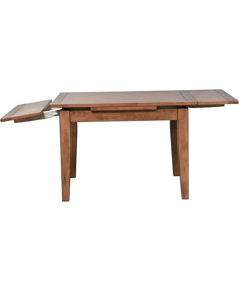 Liberty Furniture Industries, Inc Treasures 5 Piece Retractable Table Set in Rubberwood Solids and Oak Veneers