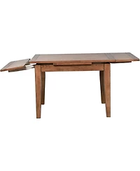 Liberty Furniture Industries, Inc Treasures 5 Piece Retractable Table Set in Rubberwood Solids and Oak Veneers