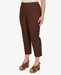 Ruby Rd. Plus Pull-On Ankle Mid-Rise Pants