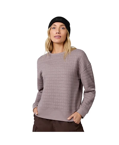 Free Country Women's UltraFill Fleece Crew Neck Pullover Top