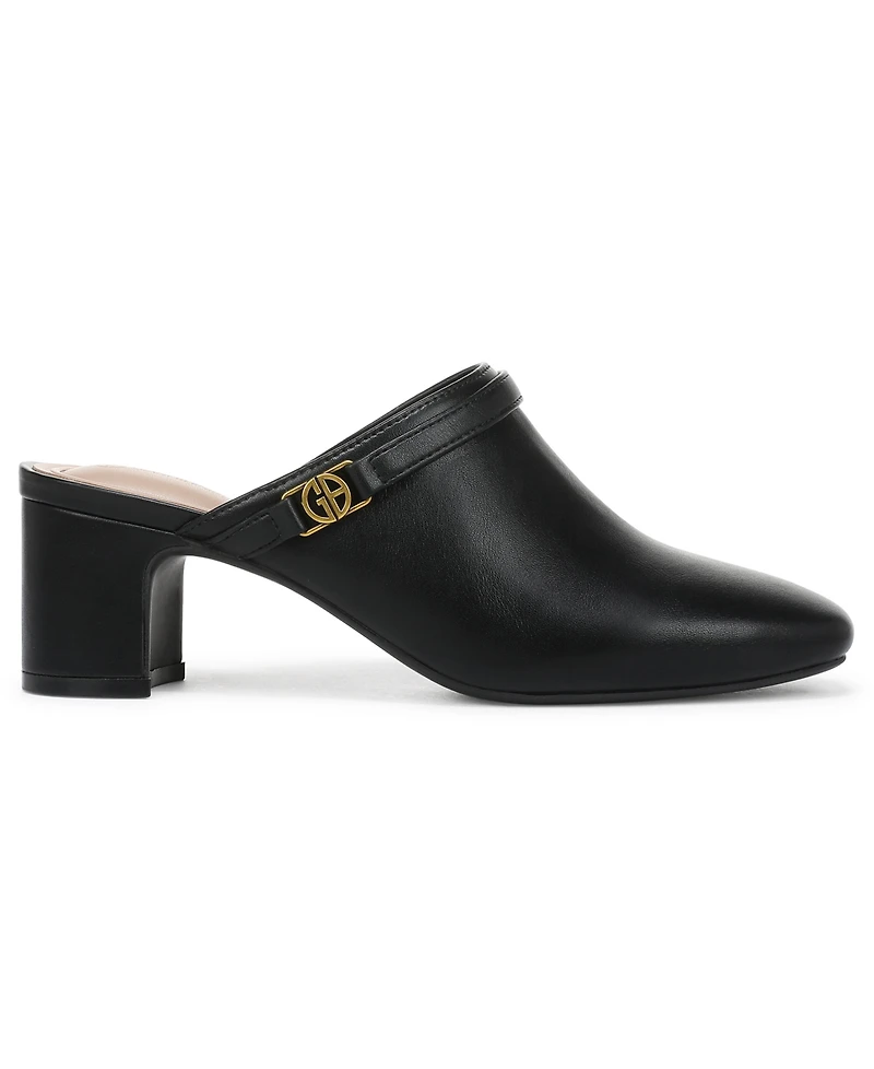 Giani Bernini Women's Vellaa Square Toe Block Heel Mules, Macy's Exclusive