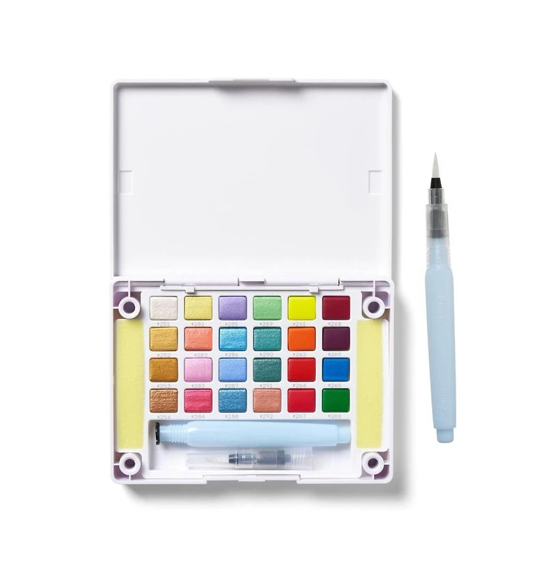 Sakura Pocket Set Koi Watercolor Kit, 24 Colors Count