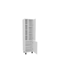 We Have Furniture Delta Storage Cabinet, Bathroom, White