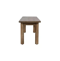 Jofran Bodhi 50" Rustic Solid Wood Dining Bench