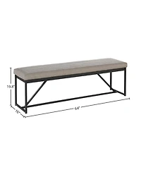 Intercon Eden 64"" Backless Bench