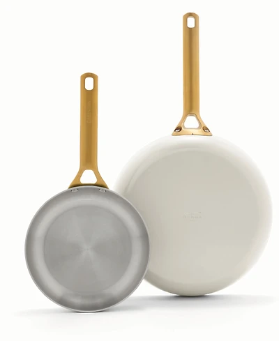 GreenPan Reserve Pro Tri-Ply Stainless Steel 2-Piece Frypan Set