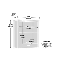 Sauder Whitaker Point Commercial Office Hutch, Maple finish