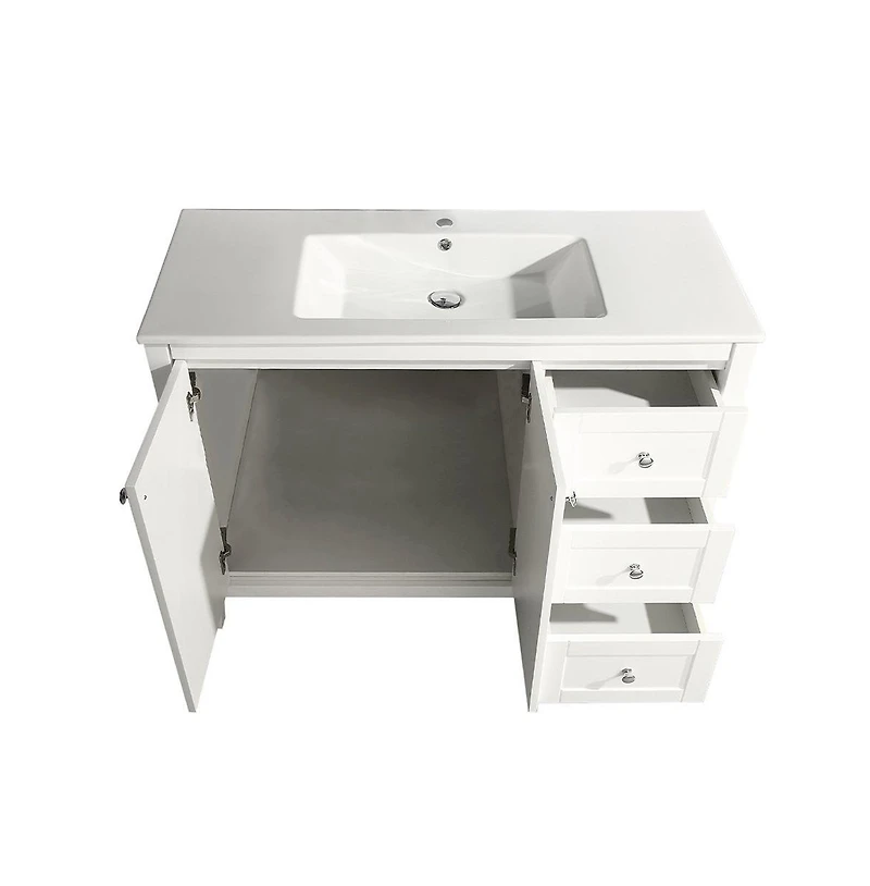 Swiss Madison Cannes 48 Single, Two Doors, Three Drawers, Bathroom Vanity