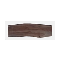 Jofran Cooper Modern Live Edge 52" Solid Wood Storage Bench