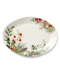 Certified International Woodland 12" Oval Platter