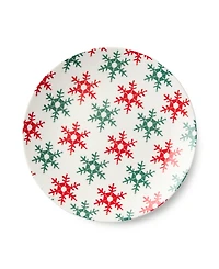 Certified International Holiday Spruce Canape Plates, Set of 6