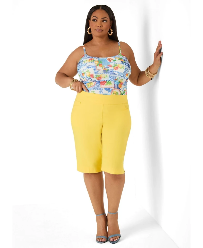 Ashley Stewart Women's Millennium Bermuda Shorts