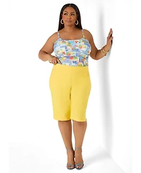Ashley Stewart Women's Millennium Bermuda Shorts