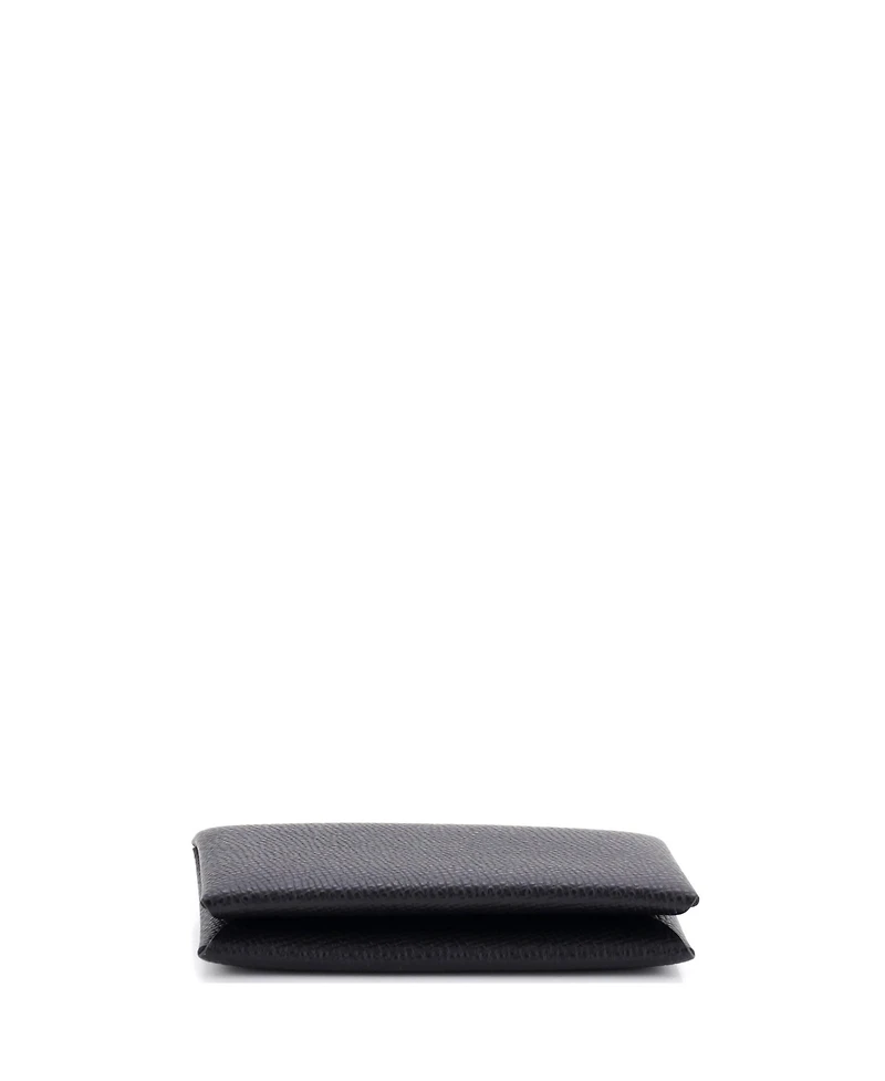Pre-Owned HERMES Calvi Duo Card Holder Epsom