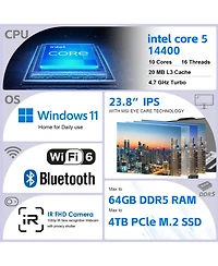Msi Pro AP242P 23.8" 100Hz All-in-One Windows 11 Home