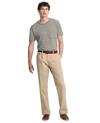 Lands' End Men's Knockabout Comfort Waist Relaxed Fit Pleated Front Chino Pant