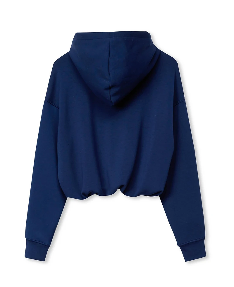Lands' End Girls Long Sleeve Bubble Active Hoodie