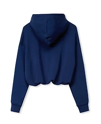 Lands' End Girls Long Sleeve Bubble Active Hoodie