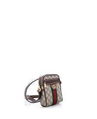 Pre-Owned Gucci Mini Ophidia Messenger Bag Gg Coated Canvas