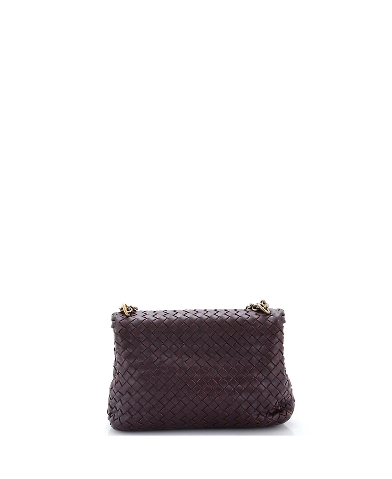 Pre-Owned Bottega Veneta Baby Olimpia Crossbody Bag Intrecciato Nappa