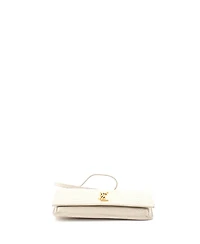 Pre-Owned Saint Laurent Classic Monogram Phone Holder Shoulder Bag Embossed Leather