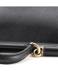 Pre-Owned Dolce and Gabbana Large Miss Sicily Shoulder Bag Leather