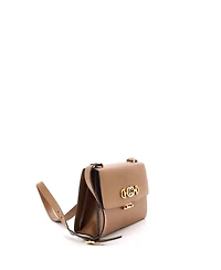 Pre-Owned Gucci Small Zumi Flap Shoulder Bag Leather