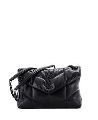 Pre-Owned Saint Laurent Small Loulou Puffer Shoulder Bag Quilted Leather