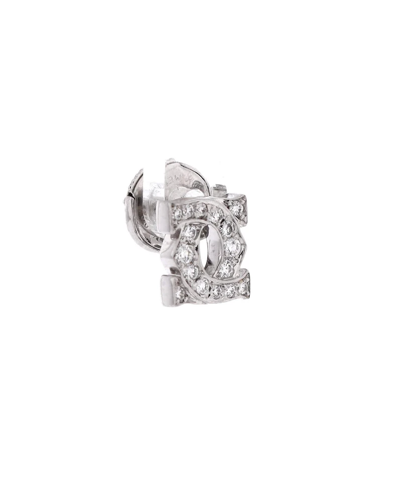 Pre-Owned Cartier Entrelaces C de Cartier Stud Earrings