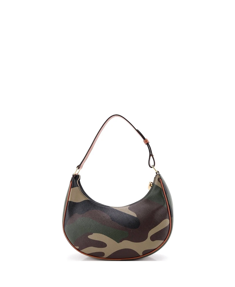 Pre-Owned Celine Ava Bag Camouflage Coated Canvas