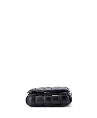 Pre-Owned Bottega Veneta Cassette Crossbody Bag Padded Maxi Intrecciato Leather