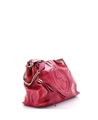 Pre-Owned Gucci Medium Soho Chain Strap Shoulder Bag Patent