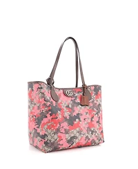 Pre-Owned Gucci Large Gg Open Tote Gg Camouflage Coated Canvas