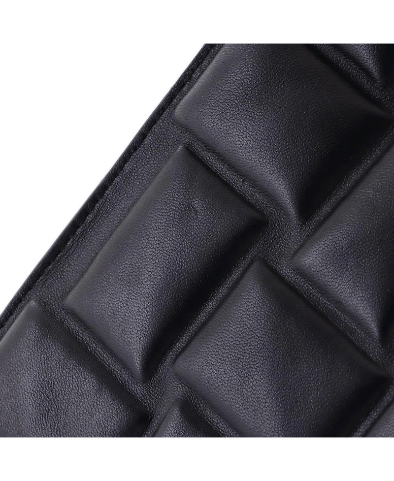 Pre-Owned Bottega Veneta Cassette Zip Clutch Embossed Padded Leather